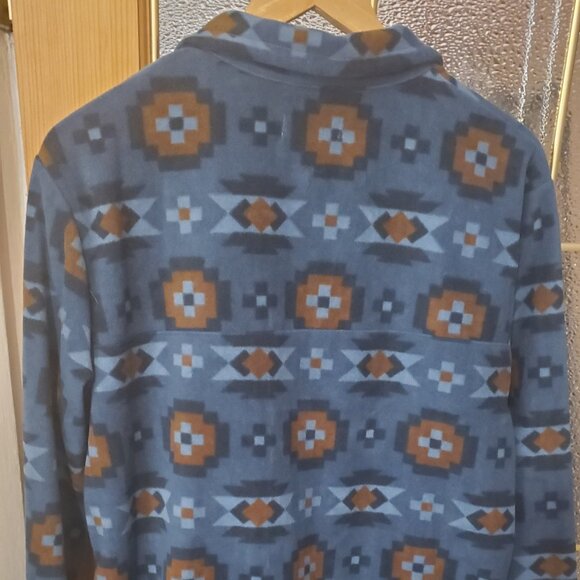 NWT Woods Fleece Size M Blakiston 1/4 Zip Pullover Purple Recycled Polyester - Picture 2 of 4